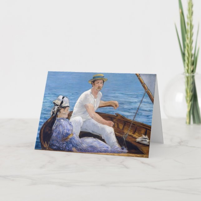 Edouard Manet - Boot Karte (Vorderseite)