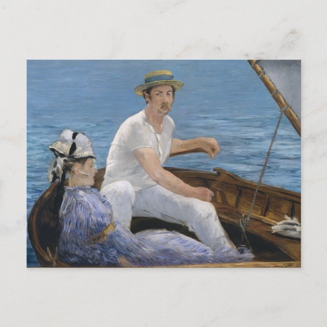 Edouard Manet - Boot Postkarte (Vorderseite)