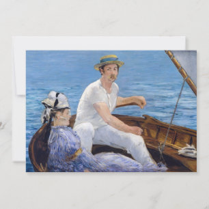 Edouard Manet - Bootsfahrt Dankeskarte