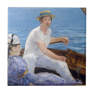 Edouard Manet - Bootsfahrt Fliese