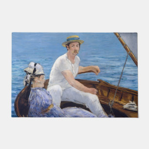 Edouard Manet - Bootsfahrt Fußmatte