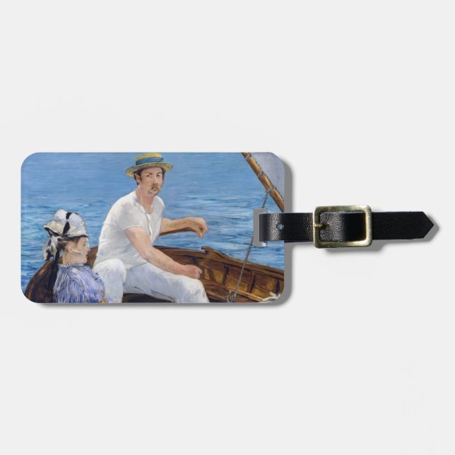 Edouard Manet - Bootsfahrt Gepäckanhänger (Vorderseite horizontal)