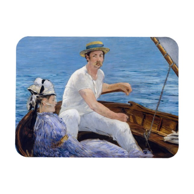 Edouard Manet - Bootsfahrt Magnet (Horizontal)