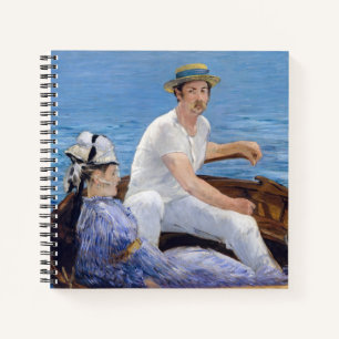 Edouard Manet - Bootsfahrt Notizbuch