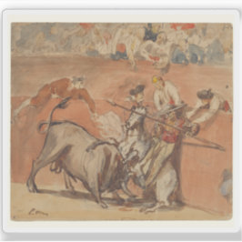 Édouard Manet - Bullfight Aufkleber