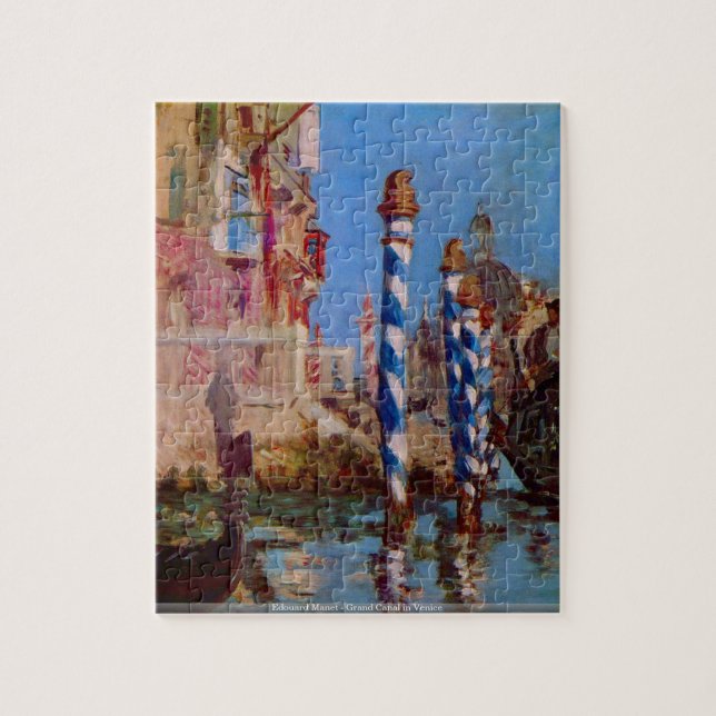 Edouard Manet - Canal Grande in Venicepuzzle Puzzle (Vertikal)
