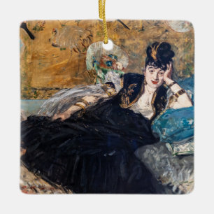 Edouard Manet - Dame mit Fächern Keramikornament