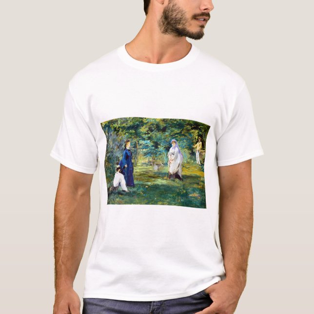 Edouard Manet, das Croquet-Spiel T-Shirt (Vorderseite)