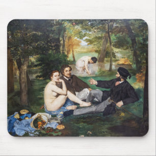 Edouard Manet - Das Frühstück im Freien Mousepad