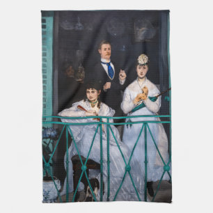 Edouard Manet - Der Balkon / Le Balcon Geschirrtuch
