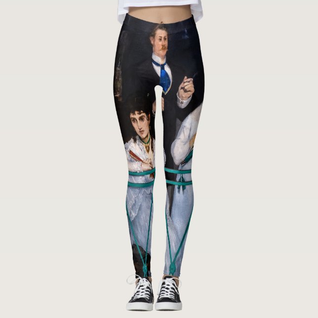Edouard Manet - Der Balkon / Le Balcon Leggings (Vorderseite)