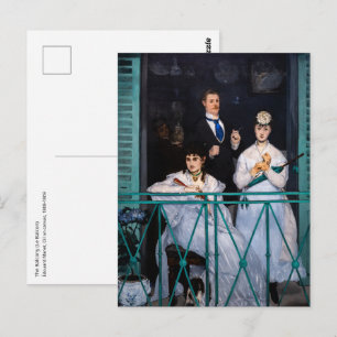 Edouard Manet - Der Balkon / Le Balcon Postkarte