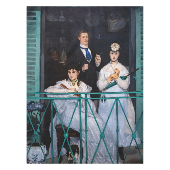 Edouard Manet - Der Balkon / Le Balcon Tischdecke (Vorderseite)