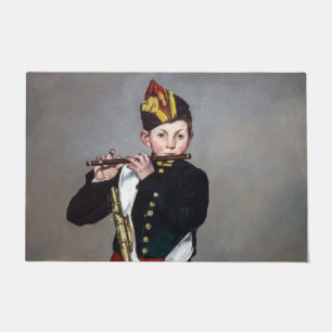 Edouard Manet - Der Faib / Young Flutist Fußmatte