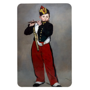 Edouard Manet - Der Faib / Young Flutist Magnet