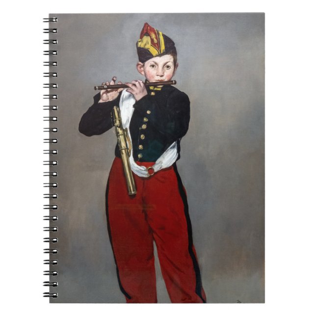 Edouard Manet - Der Faib / Young Flutist Notizblock (Vorderseite)