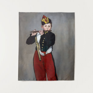 Edouard Manet - Der Faib / Young Flutist Wandteppich