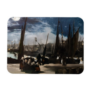 Edouard Manet - Der Hafen von Boulogne durch Mondl Magnet