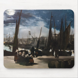 Edouard Manet - Der Hafen von Boulogne durch Mondl Mousepad