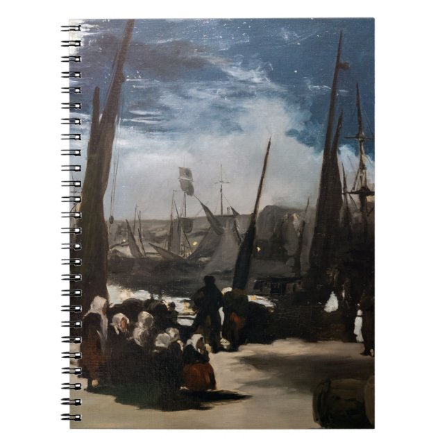 Edouard Manet - Der Hafen von Boulogne durch Mondl Notizblock (Vorderseite)
