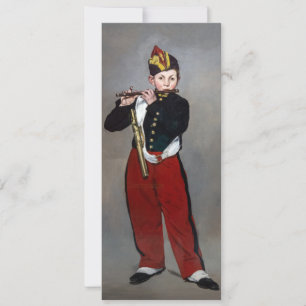 Edouard Manet - Der Pfeifer / Junger Flötist Einladung