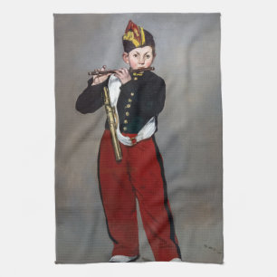 Edouard Manet - Der Pfeifer / Junger Flötist Geschirrtuch
