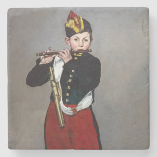 Edouard Manet - Der Pfeifer / Junger Flötist Steinuntersetzer