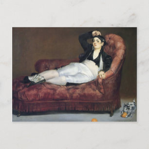 Edouard Manet - Die Barock von Dante Postkarte