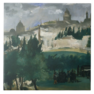 Edouard Manet - Die Beerdigung Fliese