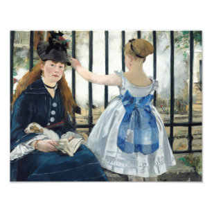 Edouard Manet - Die Eisenbahn Fotodruck