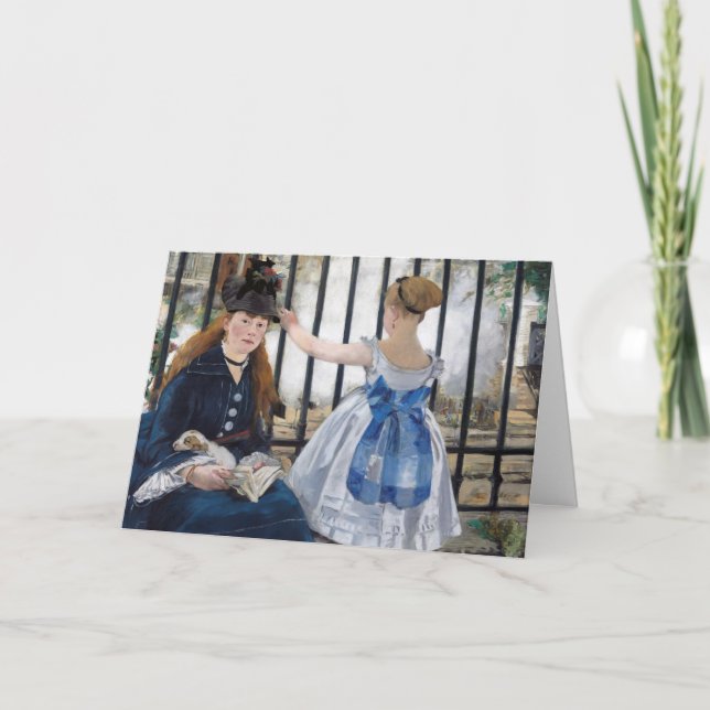 Edouard Manet - Die Eisenbahn Karte (Vorderseite)