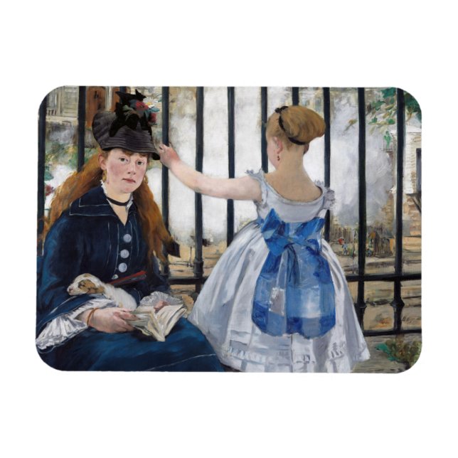 Edouard Manet - Die Eisenbahn Magnet (Horizontal)