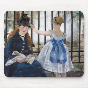 Edouard Manet - Die Eisenbahn Mousepad