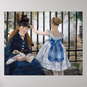 Edouard Manet - Die Eisenbahn Poster