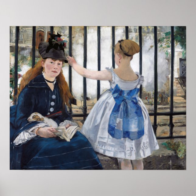 Edouard Manet - Die Eisenbahn Poster (Vorne)