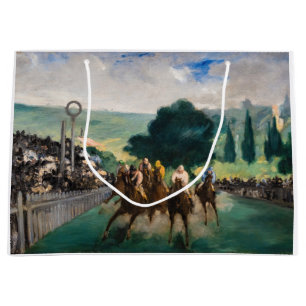 Edouard Manet - Die Pferderennen in Longchamp Große Geschenktüte