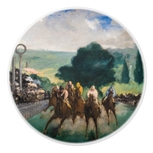 Edouard Manet - Die Rennen in Longchamp Keramikknauf