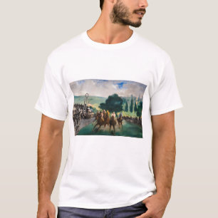 Edouard Manet - Die Rennen in Longchamp T-Shirt