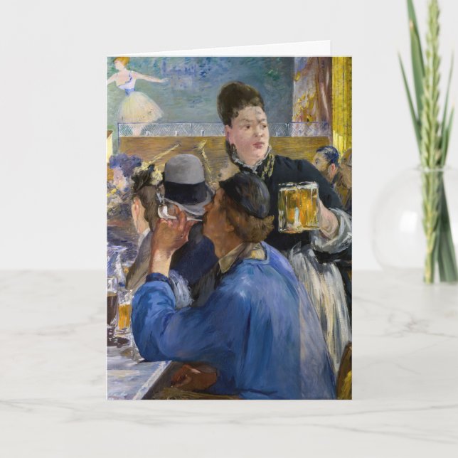 Edouard Manet - Ecke Café-Konzert Karte (Vorderseite)