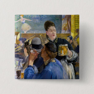 Edouard Manet - Ecke eines Café-Concerts Button