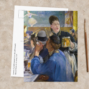 Edouard Manet - Ecke eines Café-Concerts Postkarte