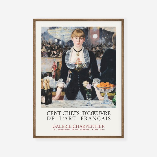 Edouard Manet Ein Bar in den Folies-Bergere Poster (Von Creator hochgeladen)