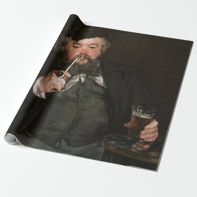 Edouard Manet - Ein gutes Glas Bier / Le bon bock Geschenkpapier (Ungerollt)