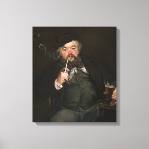 Edouard Manet - Ein gutes Glas Bier / Le bon bock Leinwanddruck