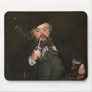 Edouard Manet - Ein gutes Glas Bier / Le bon bock Mousepad