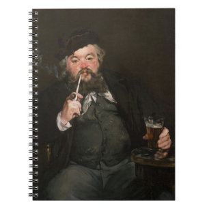 Edouard Manet - Ein gutes Glas Bier / Le bon bock Notizblock