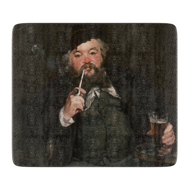 Edouard Manet - Ein gutes Glas Bier / Le bon bock Schneidebrett (Vorderseite)