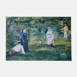 Edouard Manet - Ein Krocketspiel Fußmatte