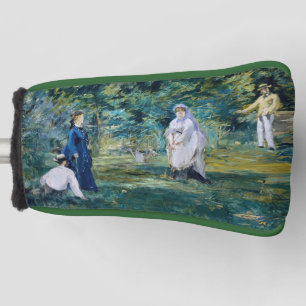 Edouard Manet - Ein Krocketspiel Golf Headcover