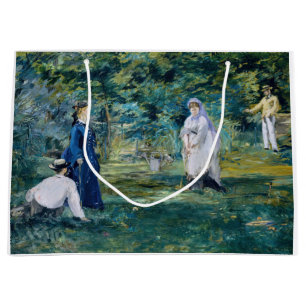 Edouard Manet - Ein Krocketspiel Große Geschenktüte